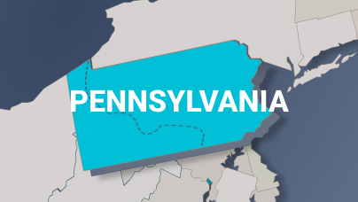 Pennsylvania state map