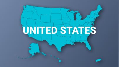 USA state map